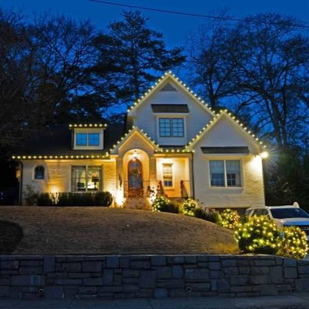 C9 Christmas light installation in North Canton